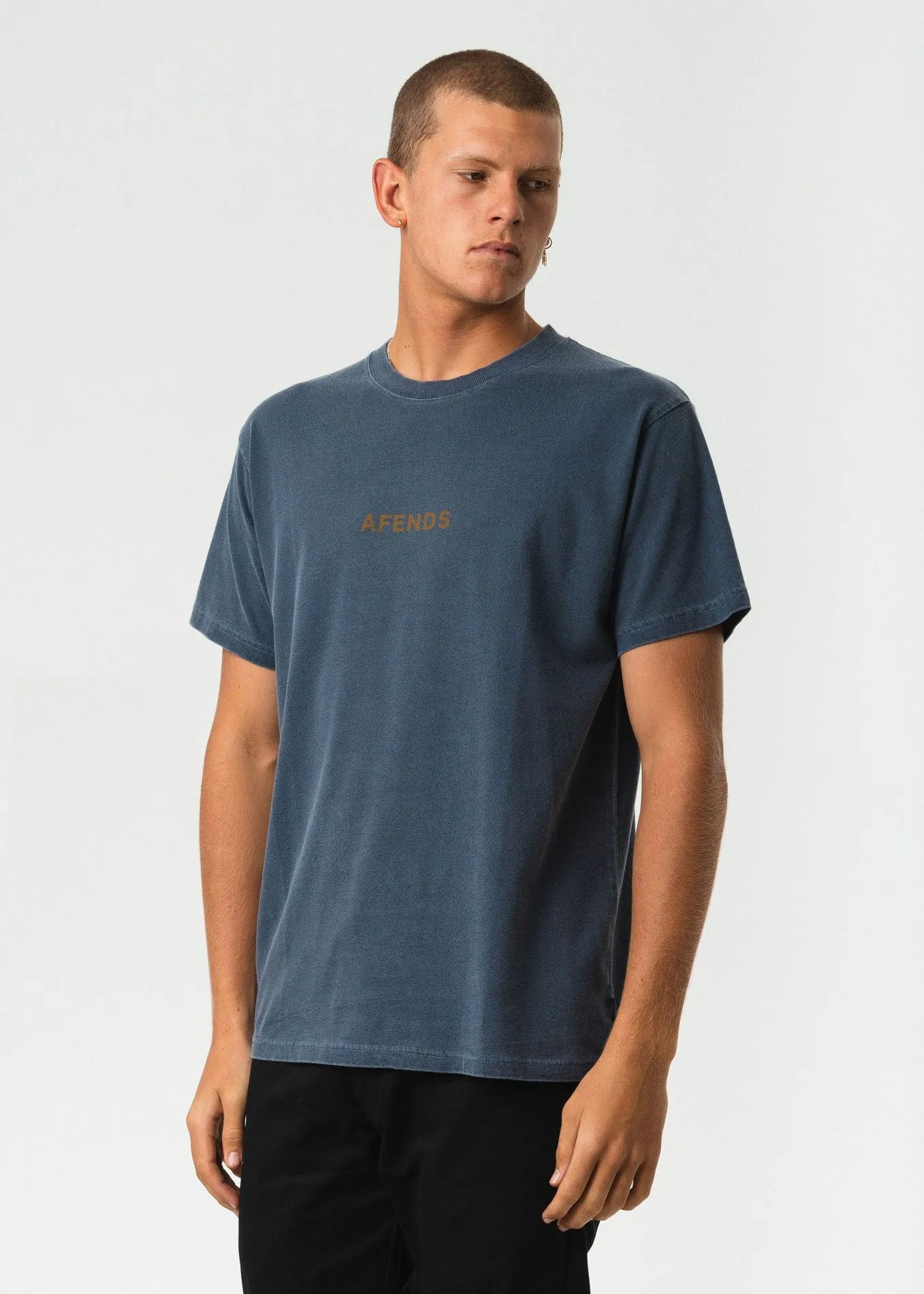 Afends Mens Culture Wave  - Retro Fit Tee