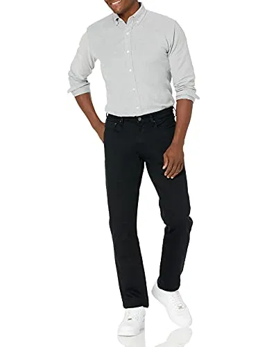 Amazon Essentials Men's Athletic-Fit Stretch Jean, Dark Khaki Brown, 31W x 30L