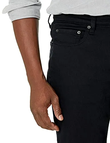Amazon Essentials Men's Athletic-Fit Stretch Jean, Dark Khaki Brown, 31W x 30L