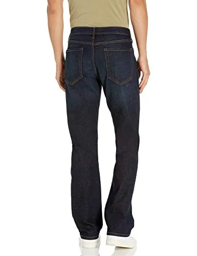 Amazon Essentials Men's Straight-Fit Stretch Bootcut Jean, Rinsed Vintage, 31W x 30L
