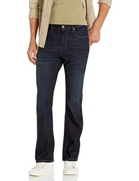 Amazon Essentials Men's Straight-Fit Stretch Bootcut Jean, Rinsed Vintage, 31W x 30L