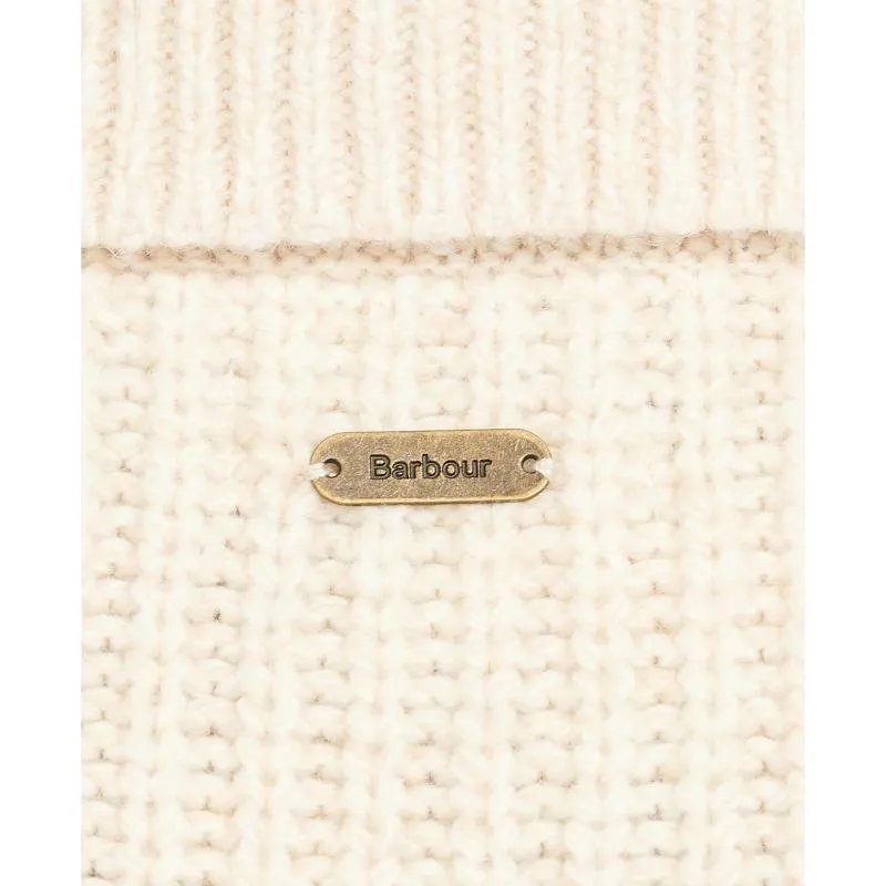 Barbour Stanton Half Zip Ladies Knit - Oatmeal
