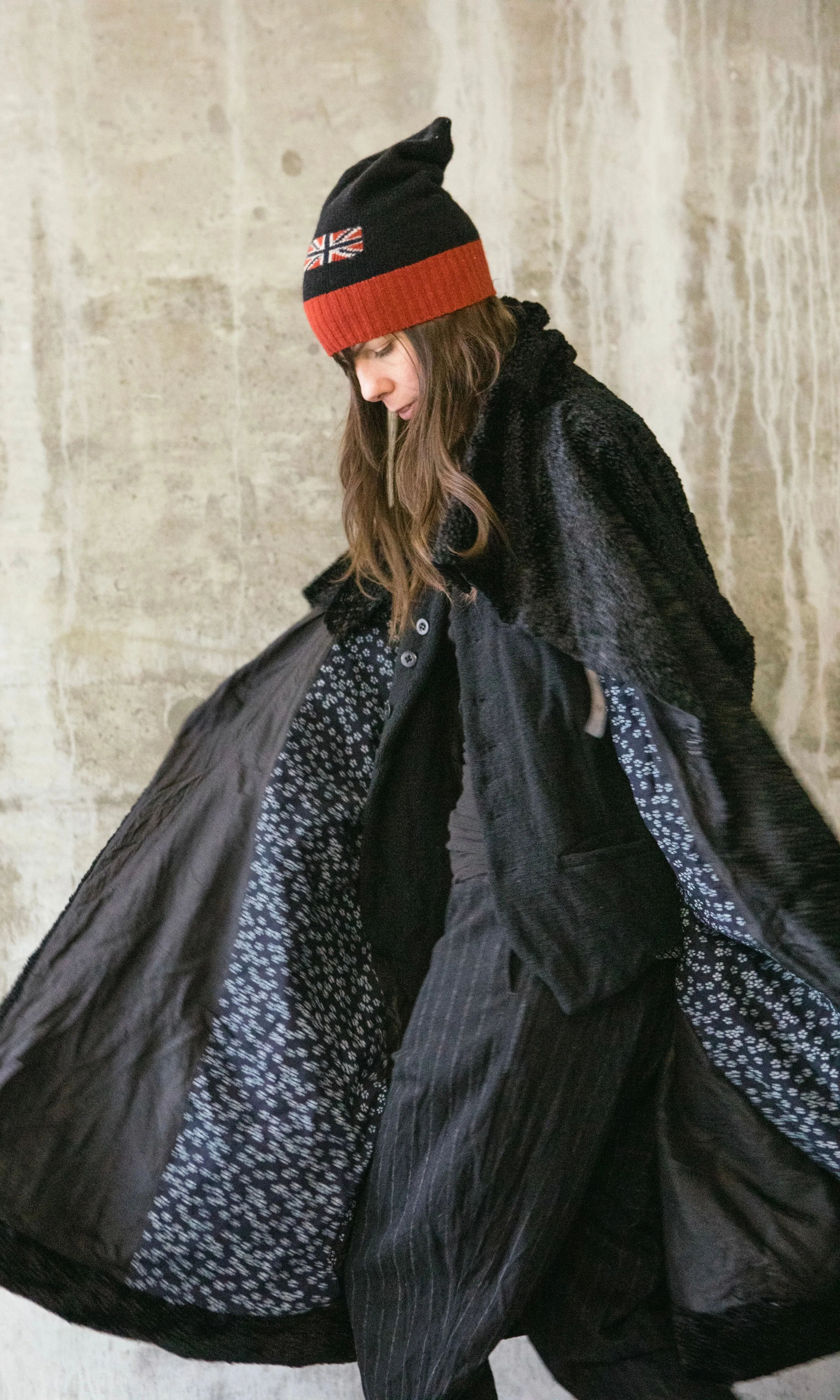 BATWING SLEEVE COAT