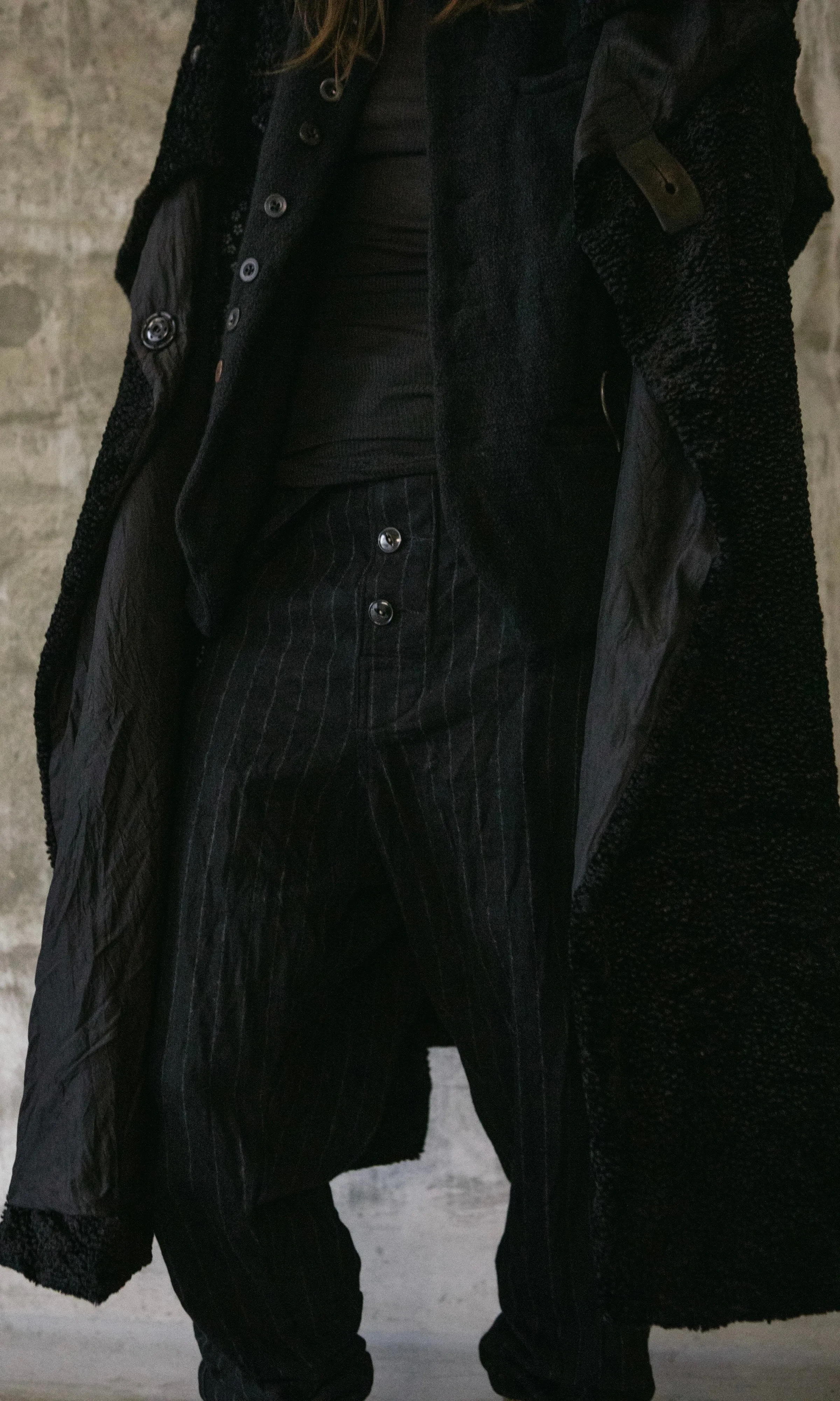 BATWING SLEEVE COAT