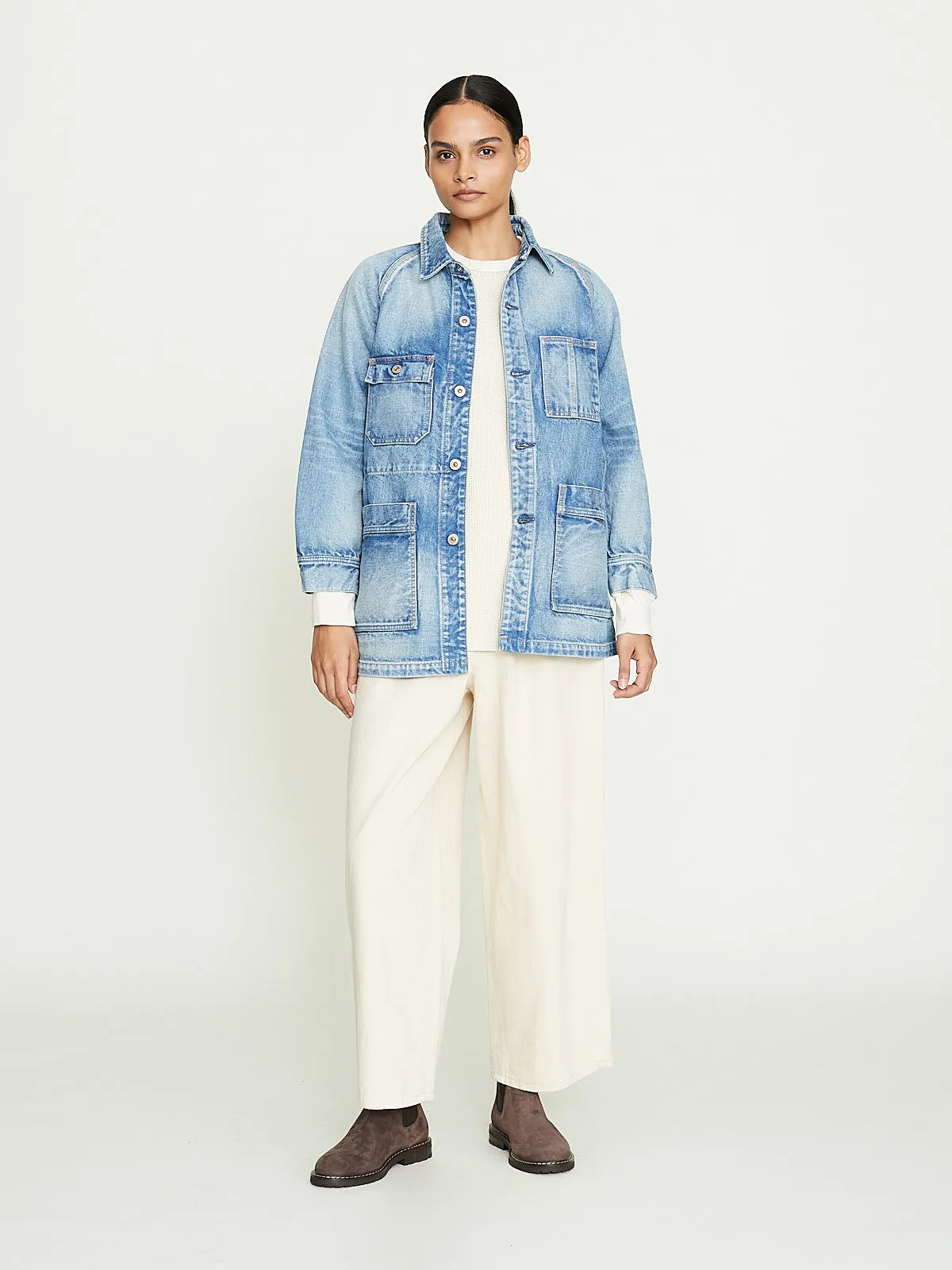 C.T.L Travelling Jacket in Middle Indigo