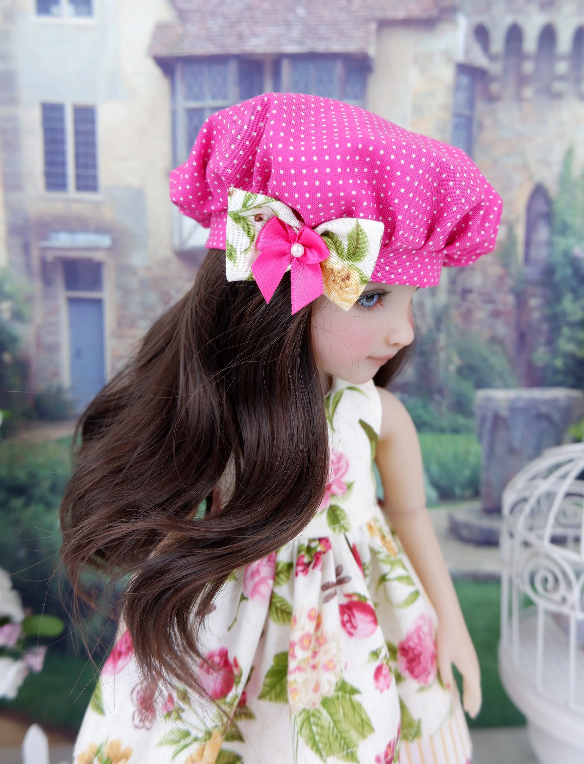 Damask Roses - dress with boots for Ruby Red Fashion Friends doll
