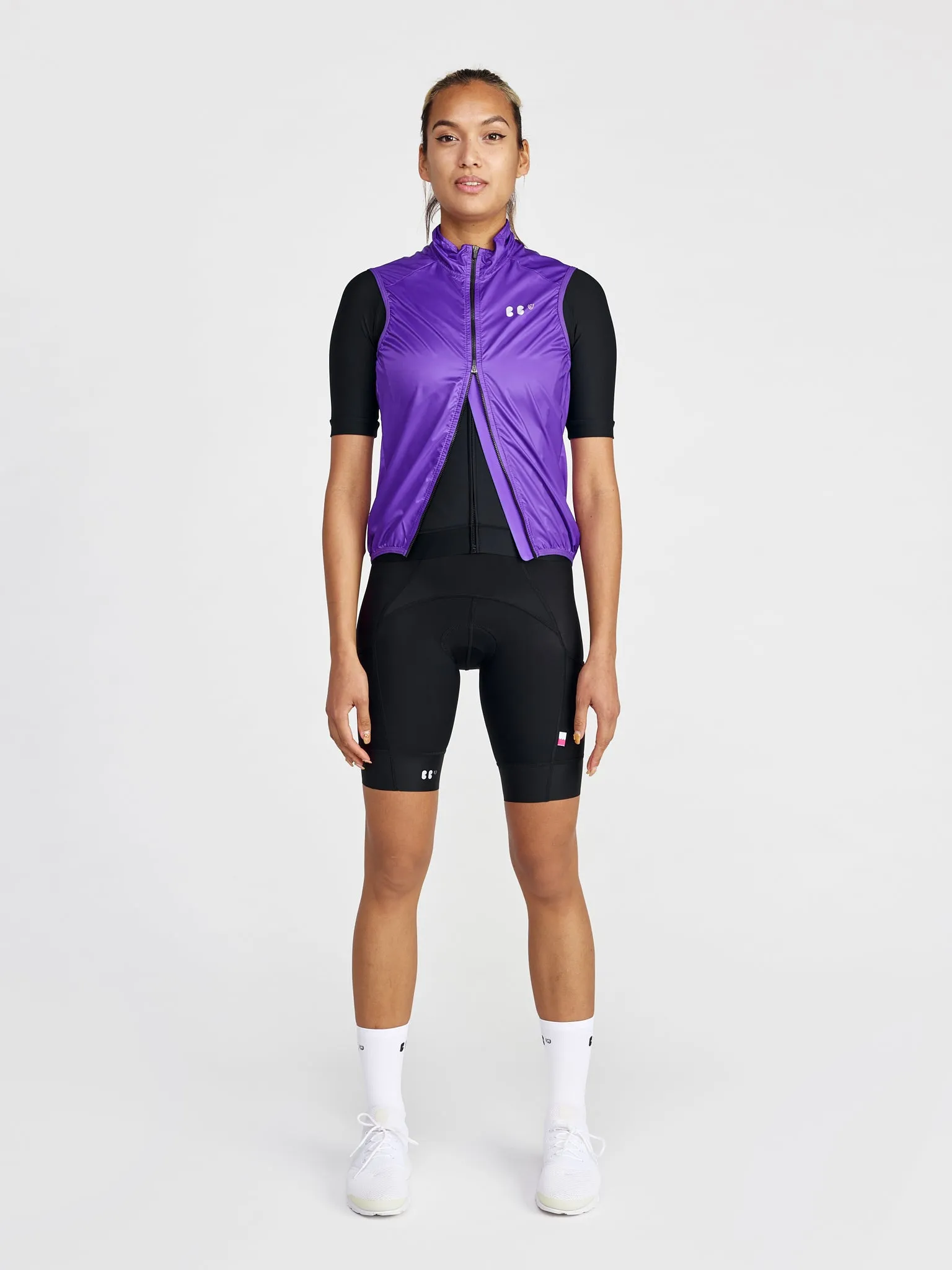 Dance Mesh Gilet Purple Women