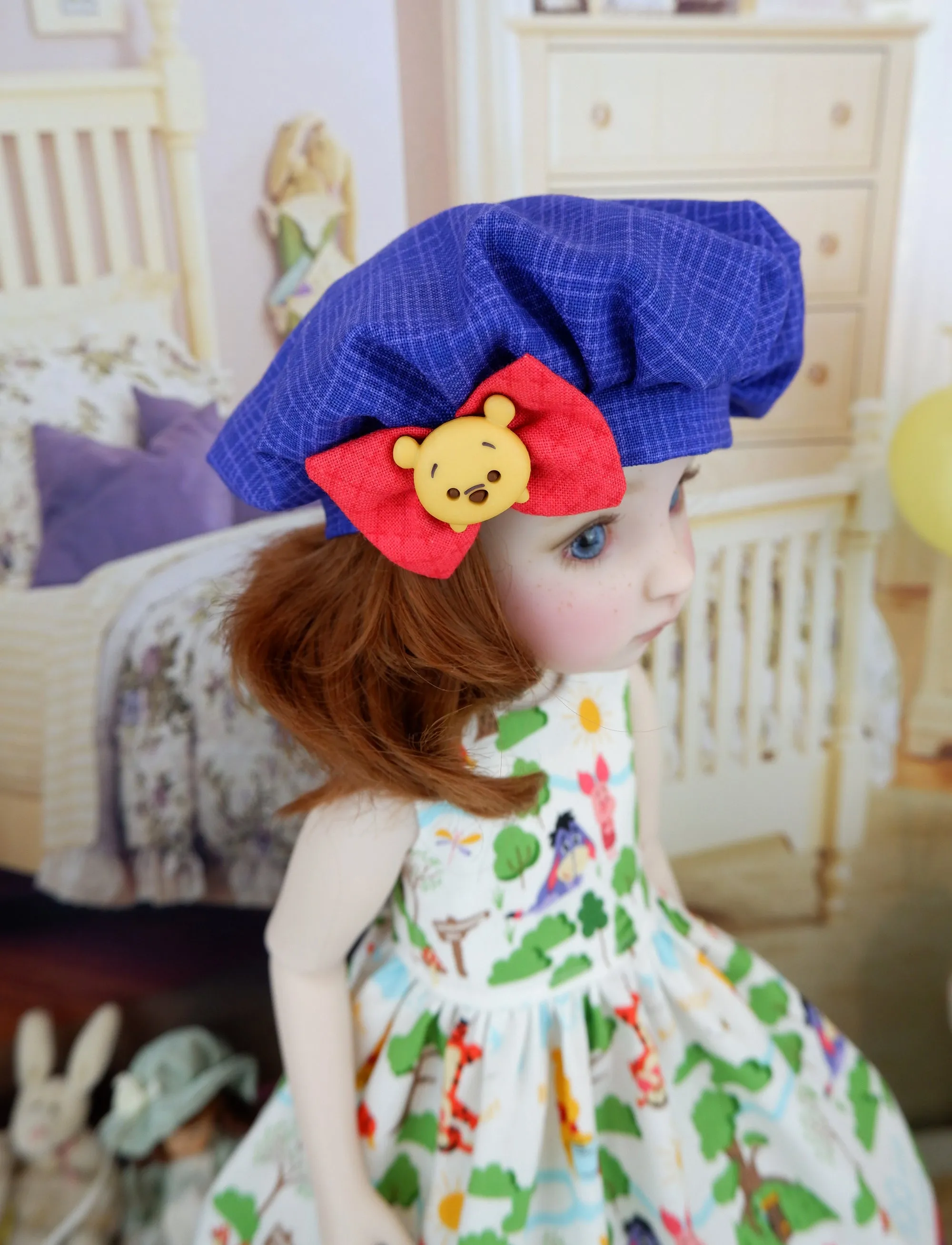 Darby - custom Winnie the Pooh theme Ruby Red Fashion Friend doll & wardrobe