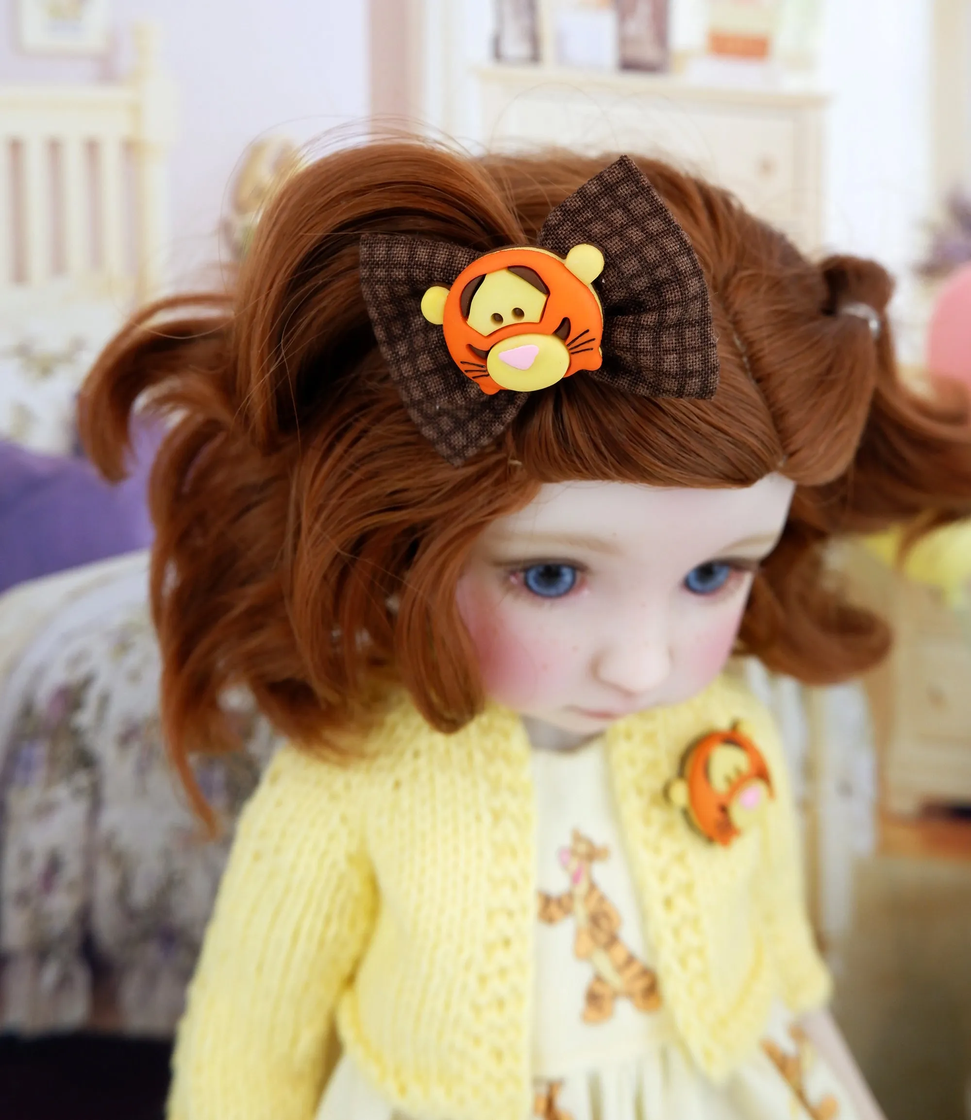 Darby - custom Winnie the Pooh theme Ruby Red Fashion Friend doll & wardrobe