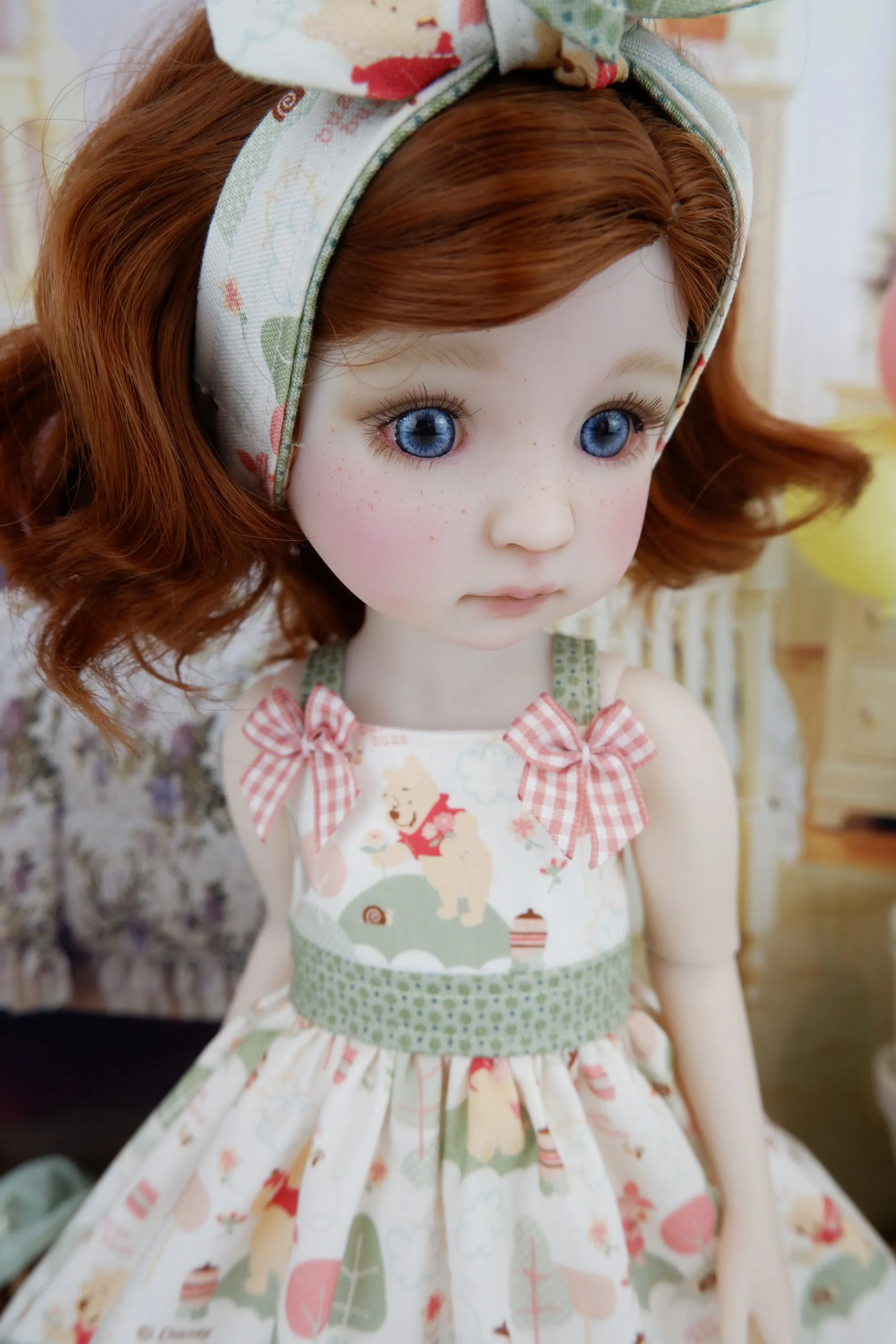 Darby - custom Winnie the Pooh theme Ruby Red Fashion Friend doll & wardrobe