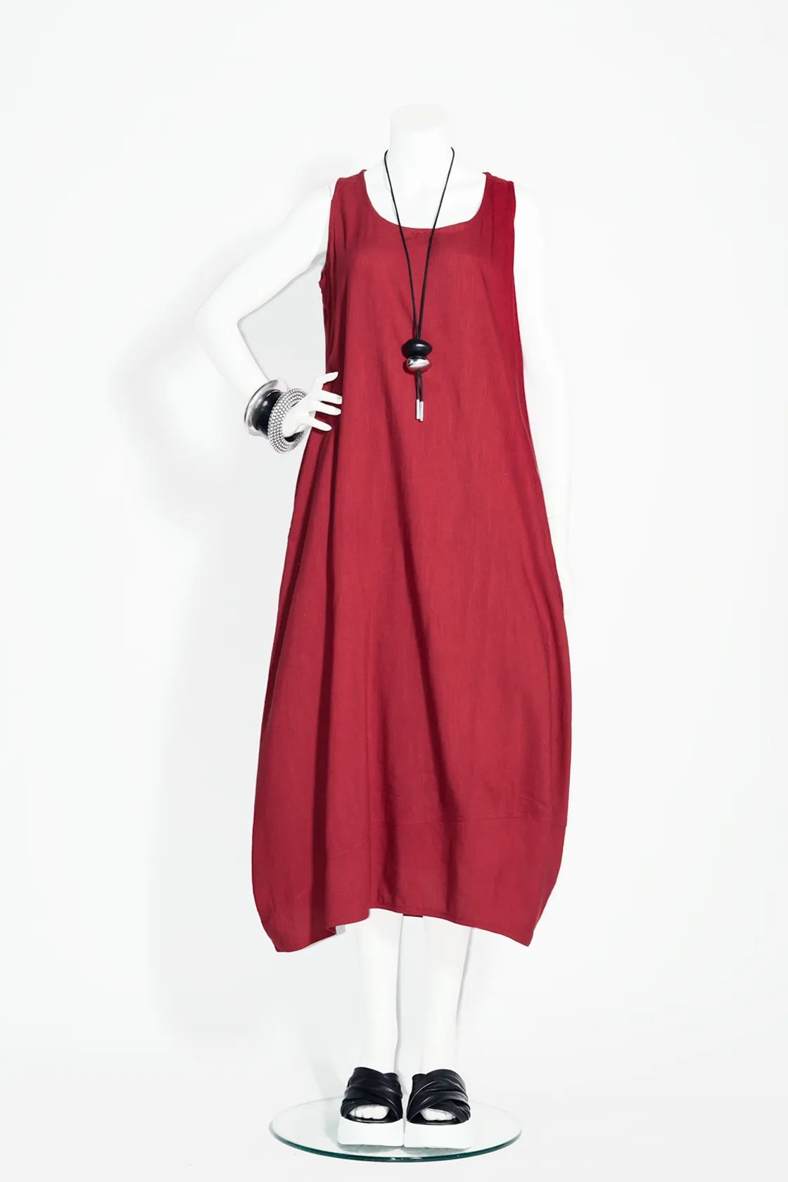 Elegance Dress in Cherry Papyrus