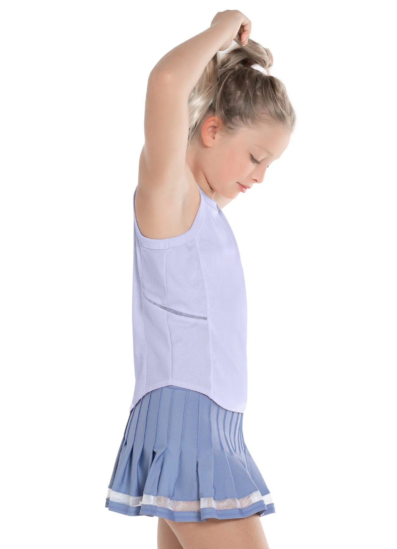 Girls Lucky In Love Free to Fly Rib Tank