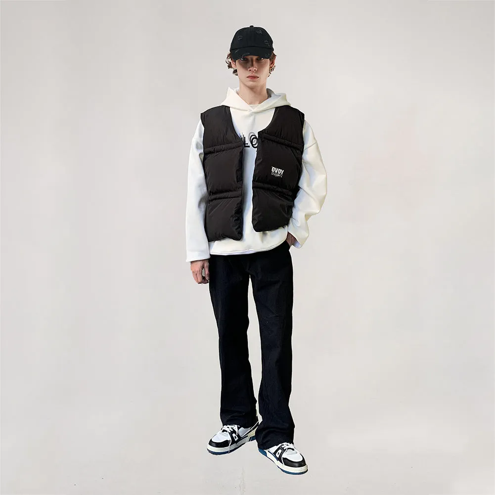 Hotian Open Front Lightweight Puffer Vest