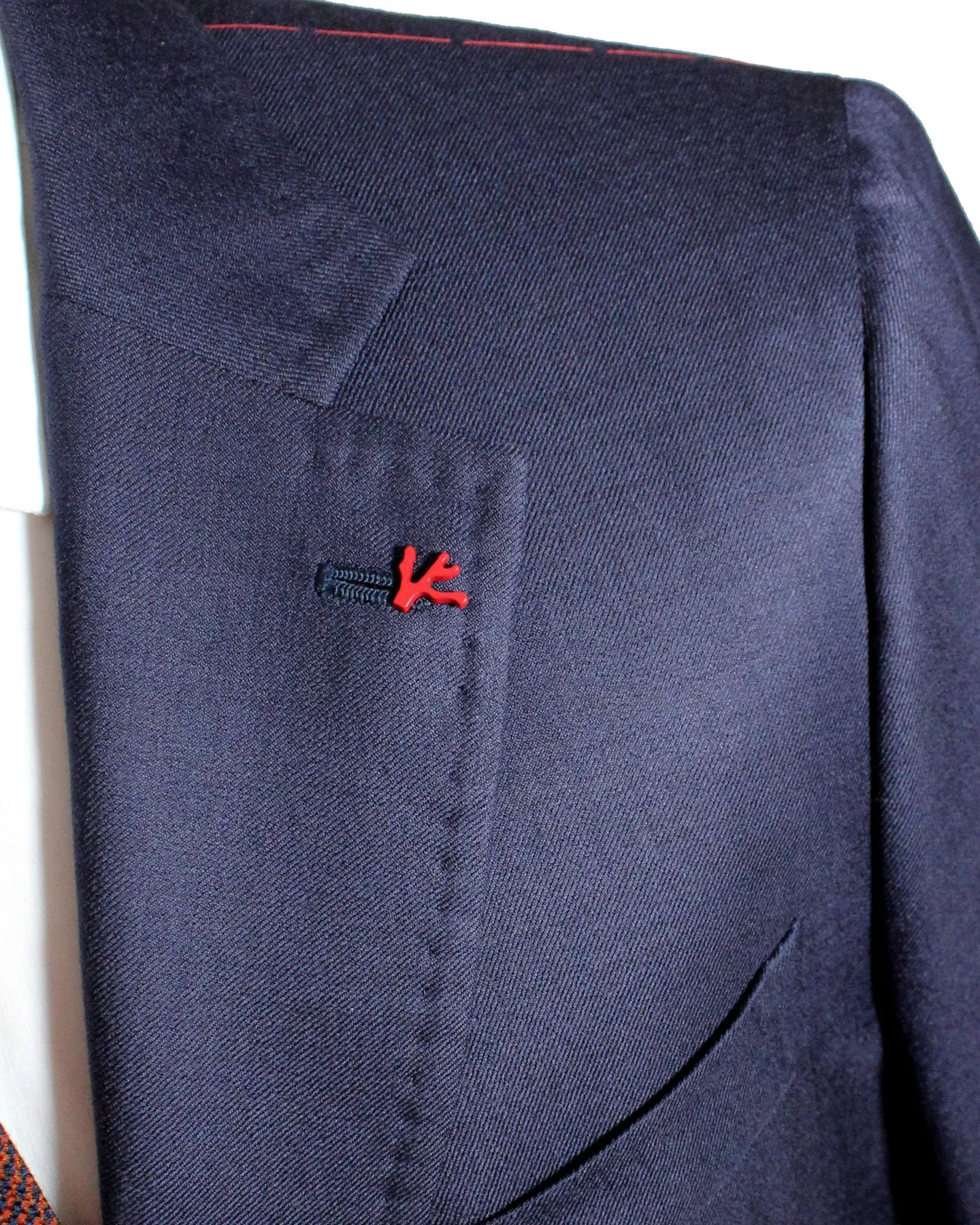 Isaia Sport Coat Dark Blue - Cashmere Silk EU 54/ US 44