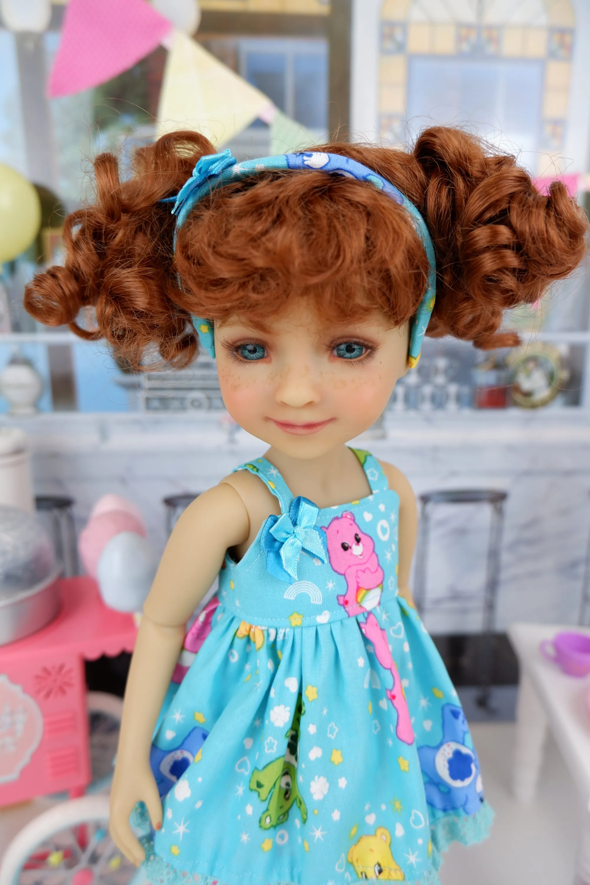 Kristy - custom Care Bear themed Ruby Red Fashion Friend doll & wardrobe