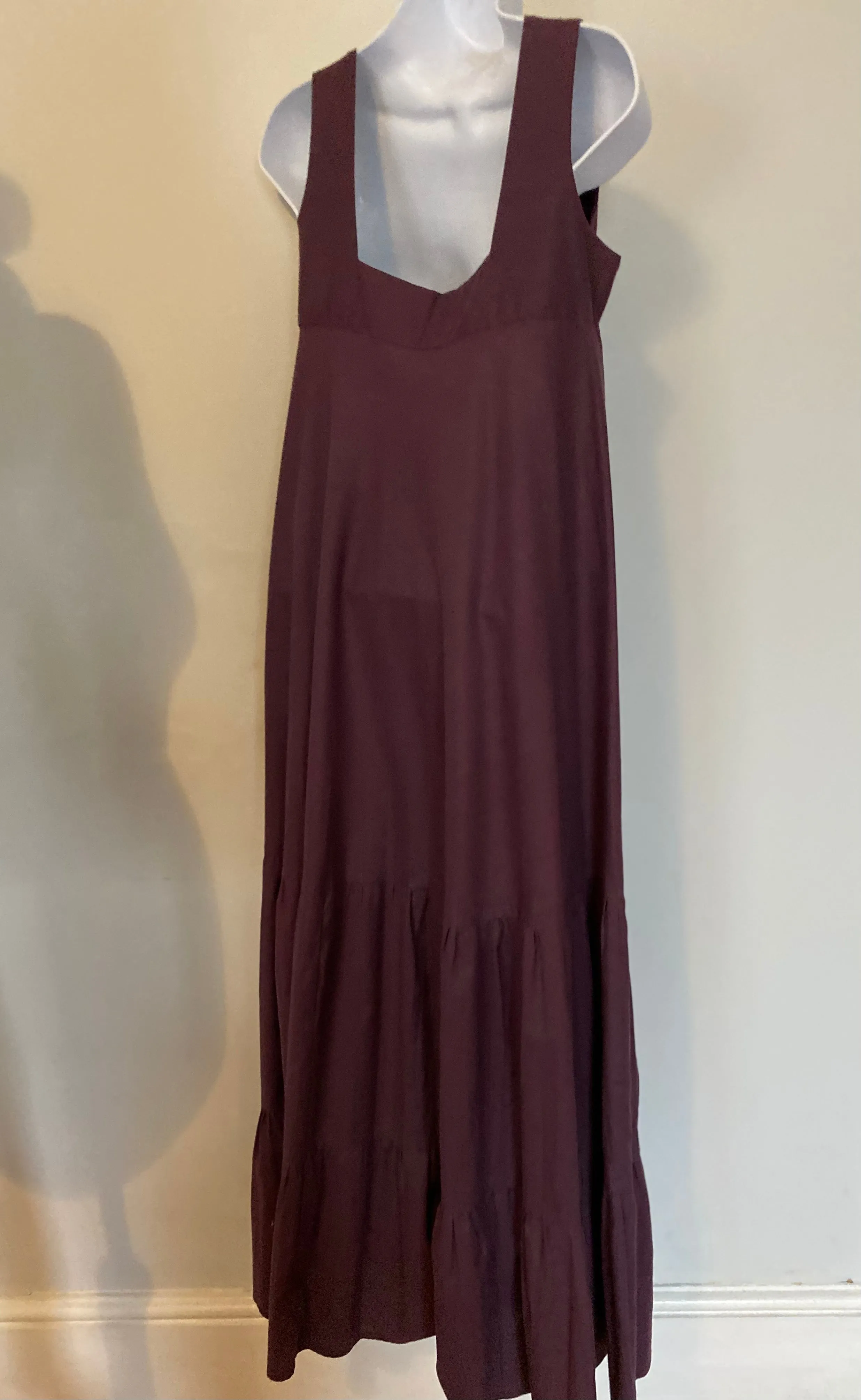 Laura Ashley Made in Wales maxi pinafore dress size small