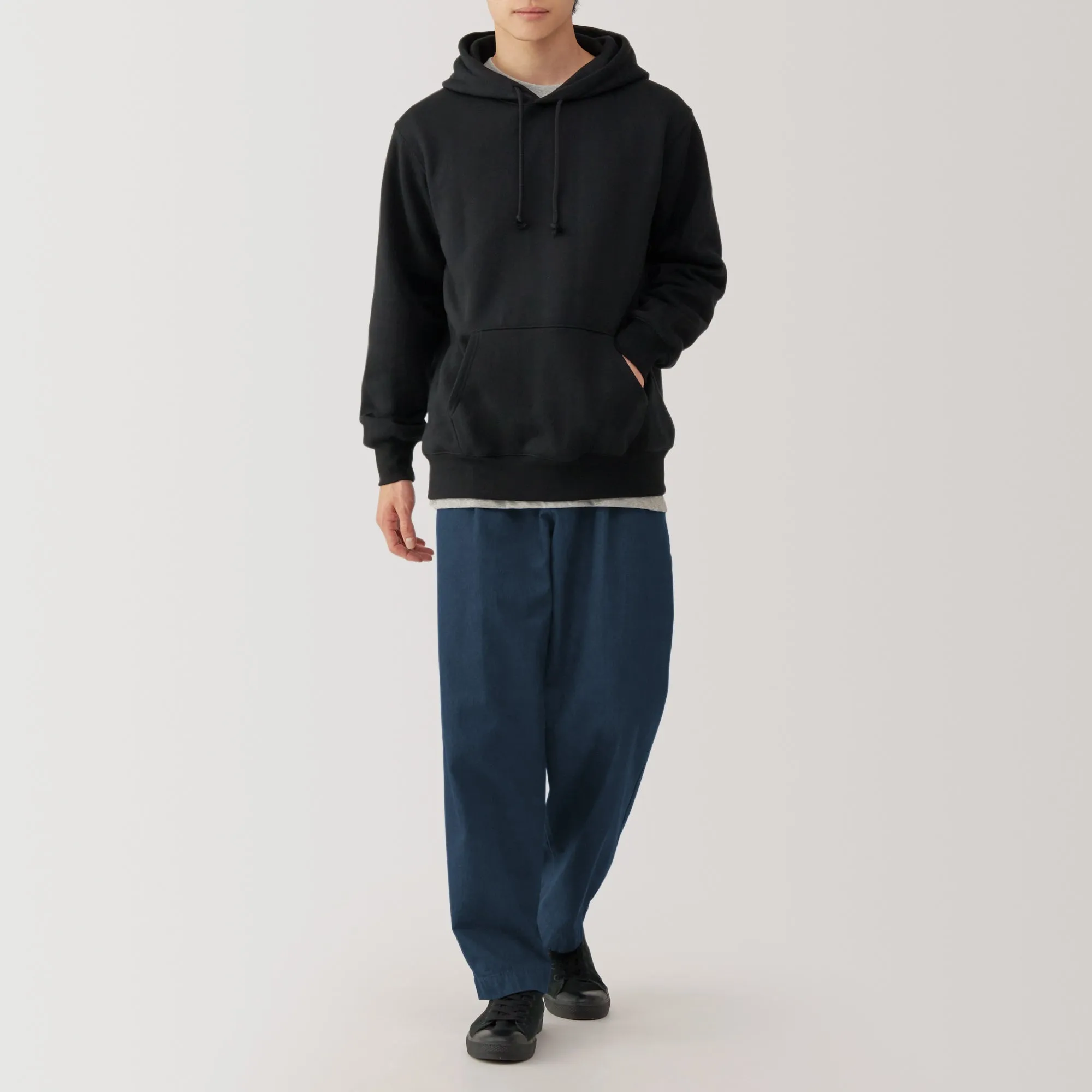 Men's Indigo Darted Wide Pants (L29)