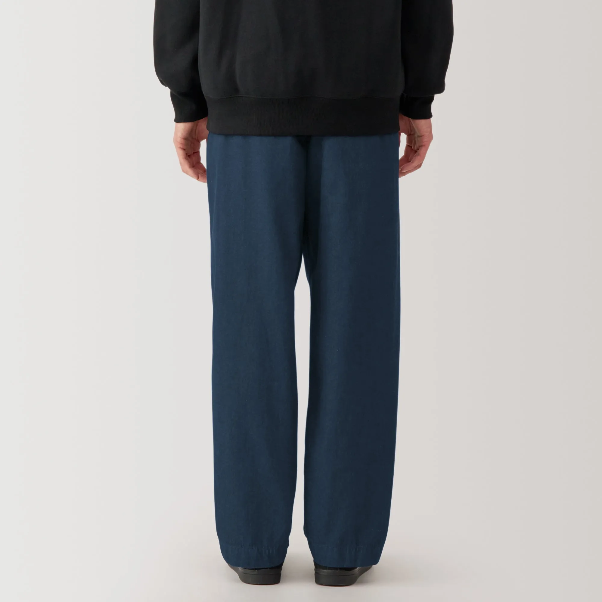 Men's Indigo Darted Wide Pants (L29)