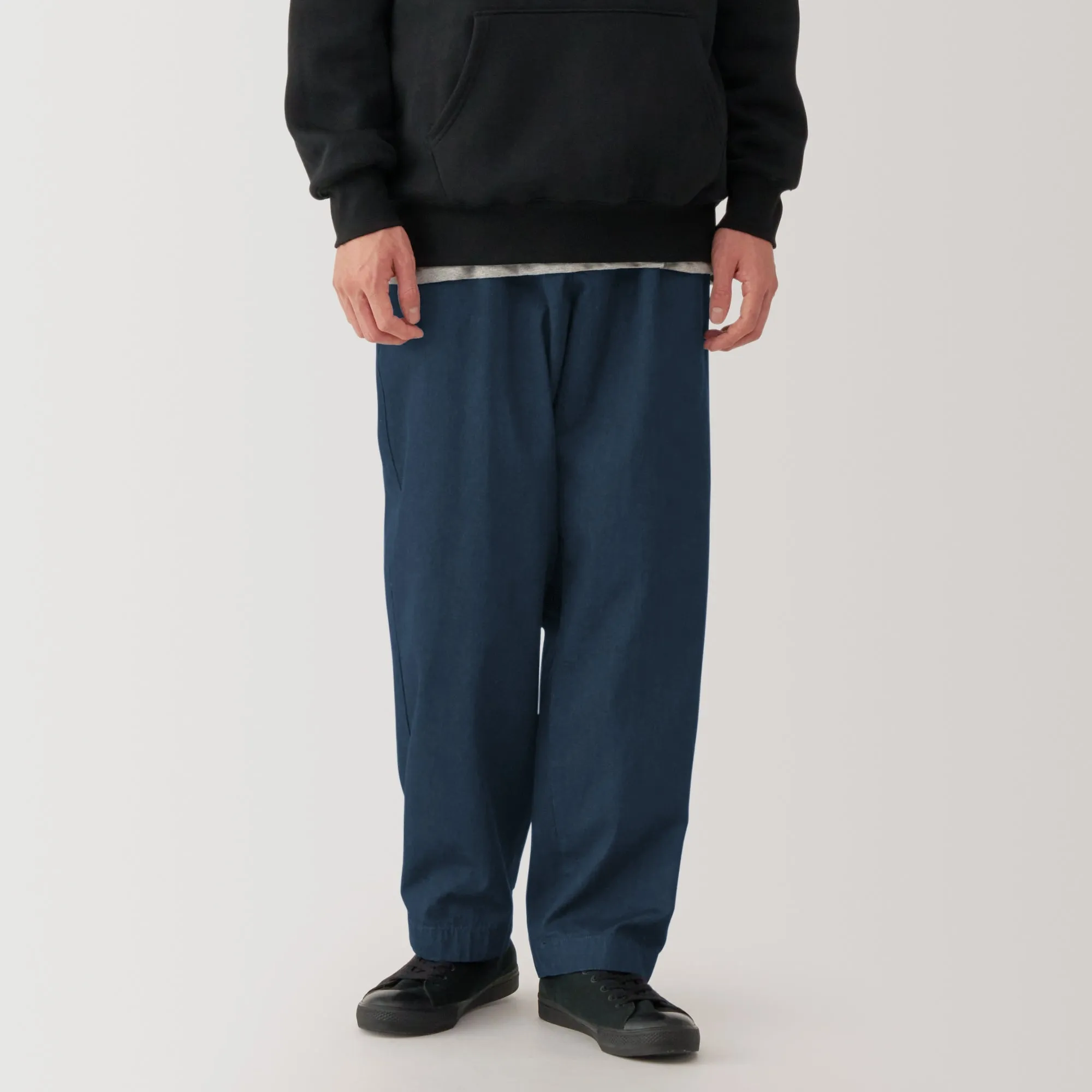 Men's Indigo Darted Wide Pants (L29)