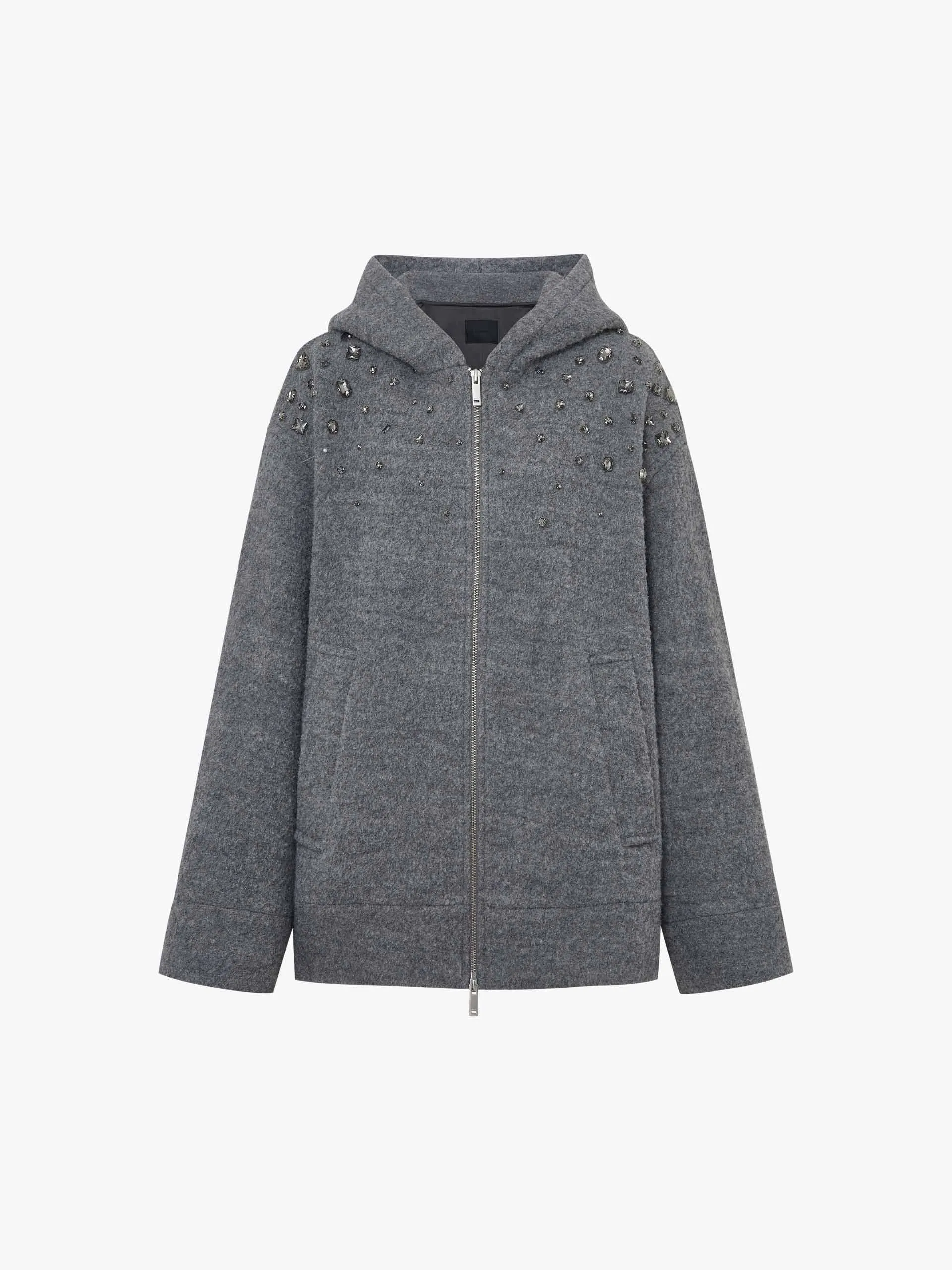 Merino Wool Hooded Jacket