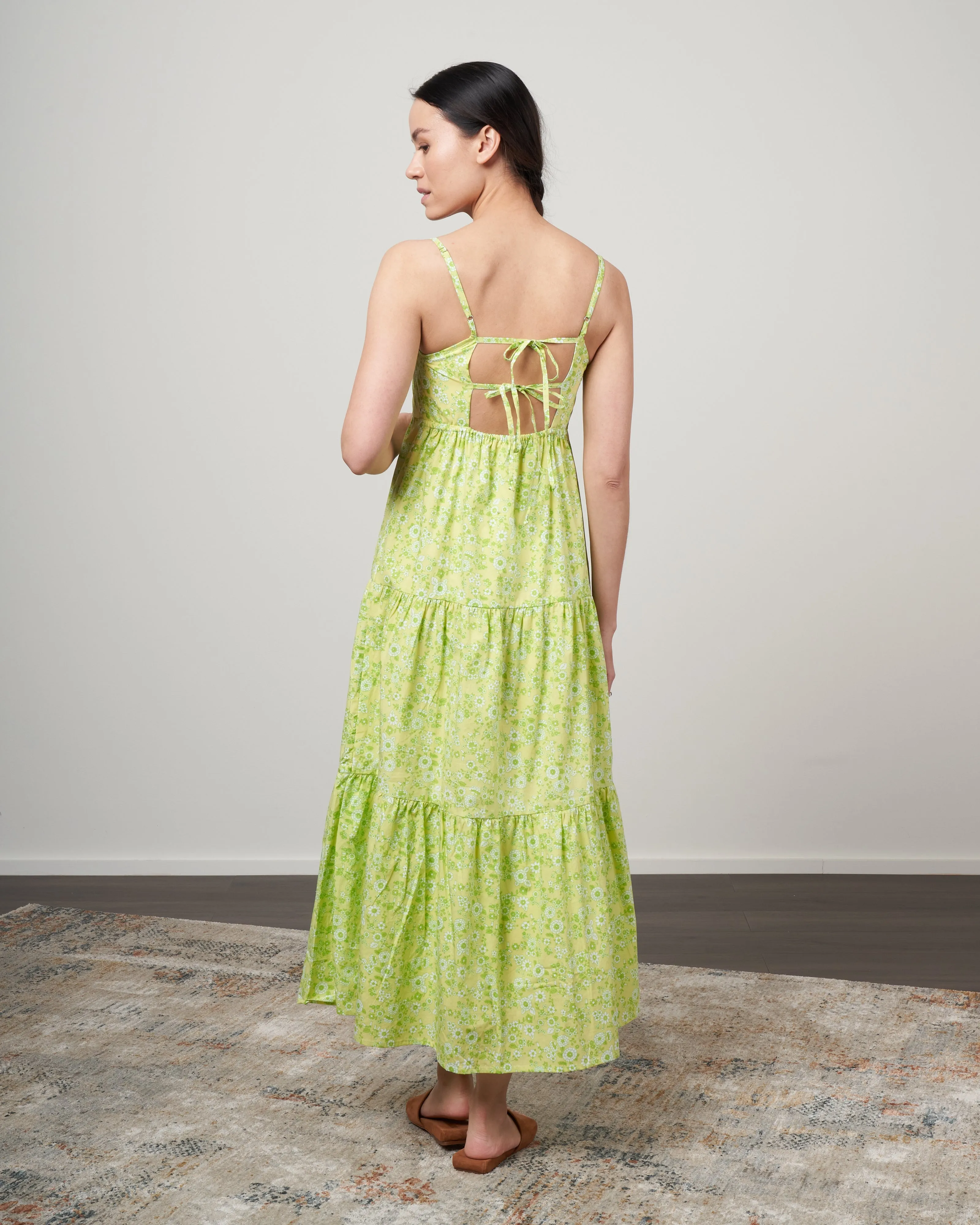 nyree midi dress - cremona floral print