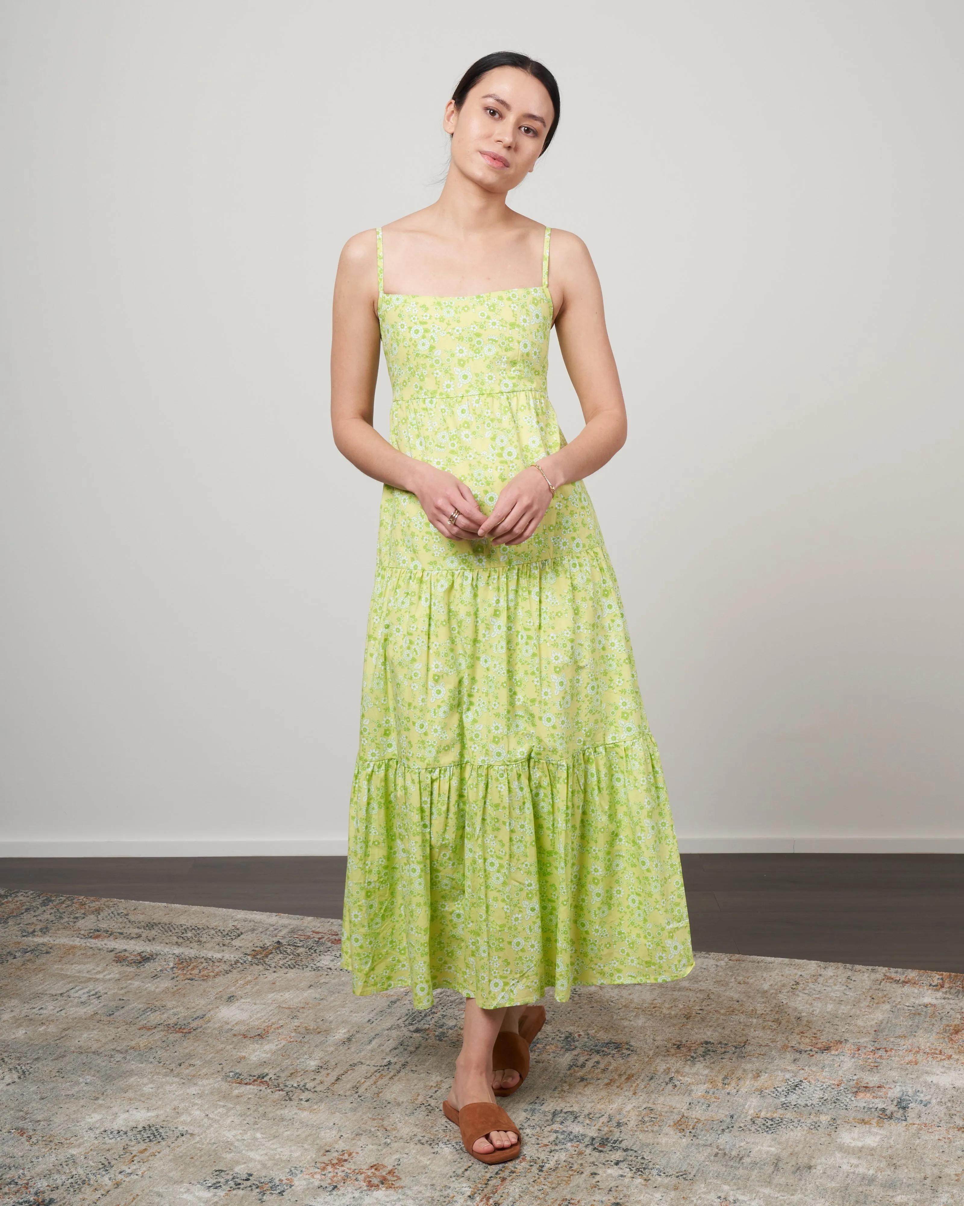 nyree midi dress - cremona floral print