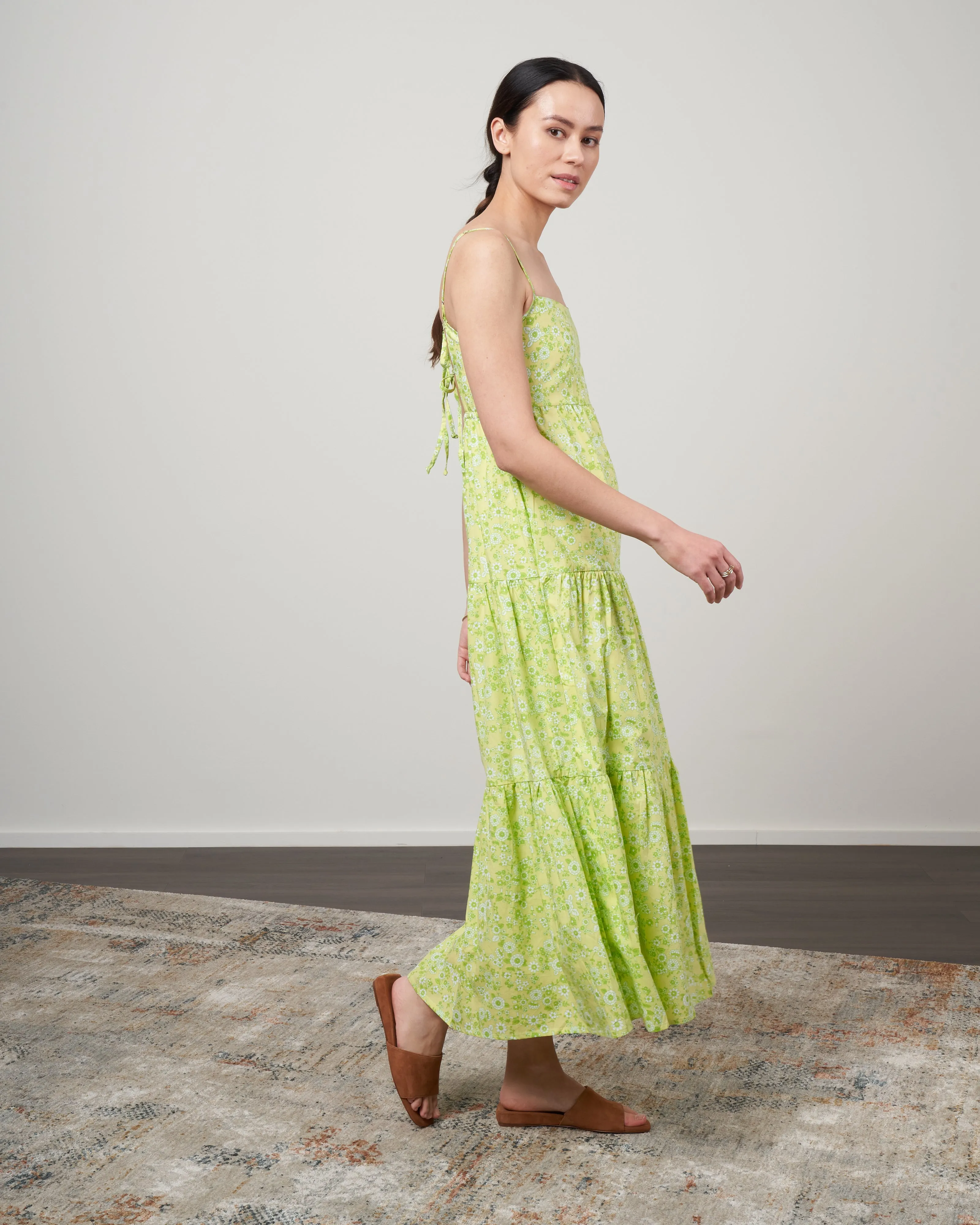 nyree midi dress - cremona floral print
