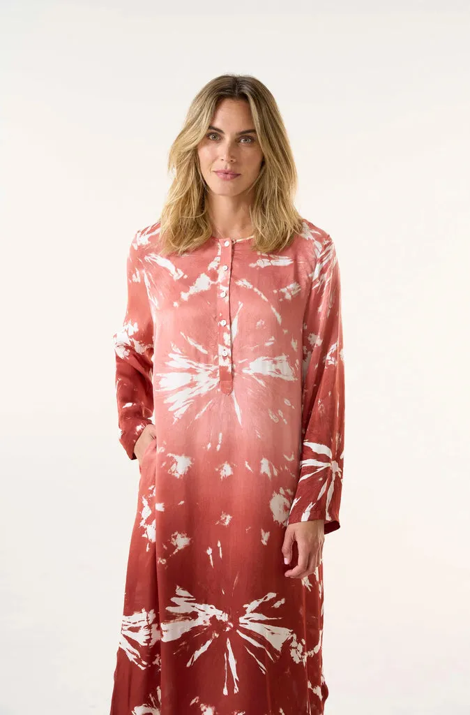 One Season Llew Marrakesh Maxi Dress in Terracotta