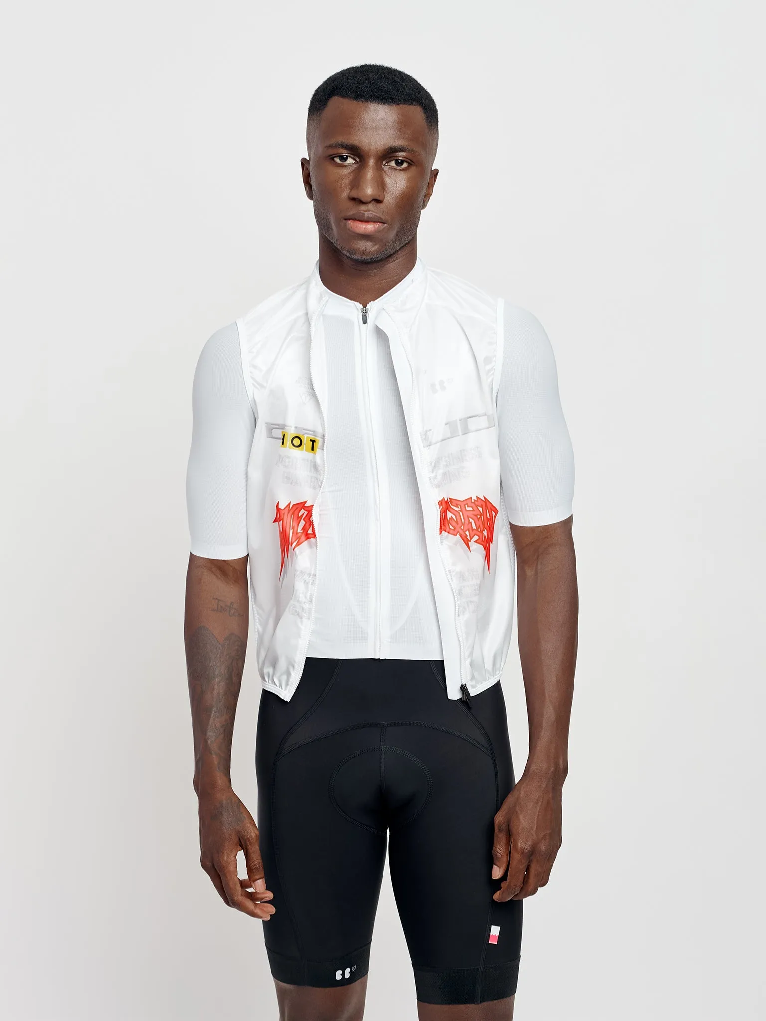 Reincarnation Mesh Gilet White