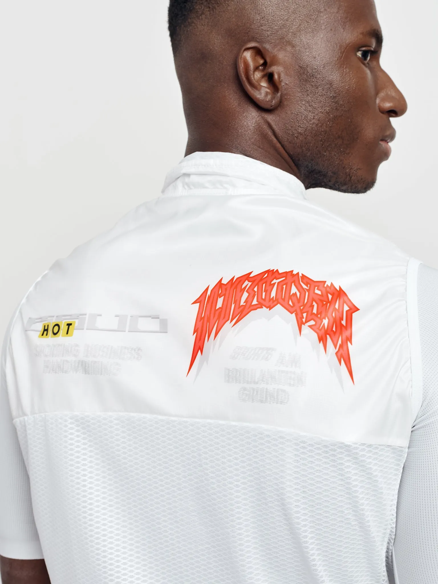 Reincarnation Mesh Gilet White
