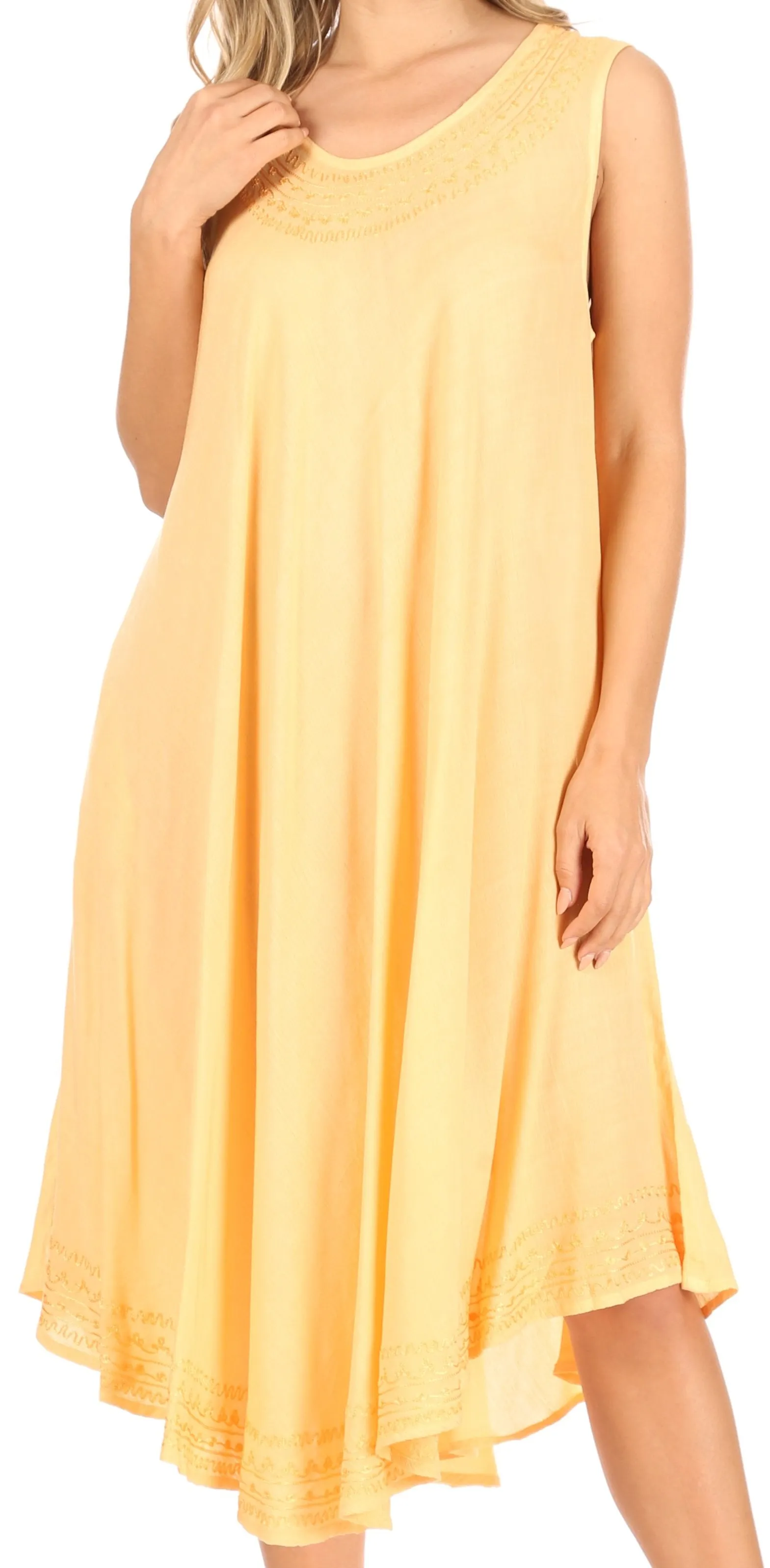Sakkas Everyday Essentials Caftan Tank Dress / Cover Up