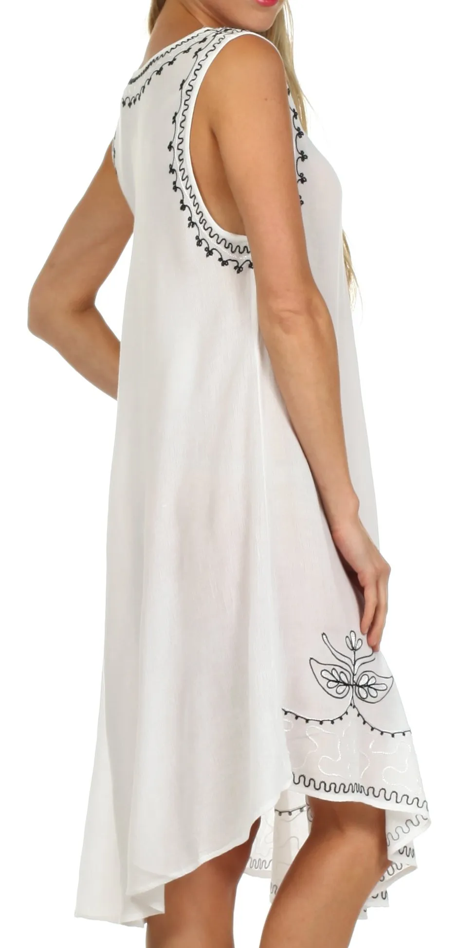 Sakkas Everyday Essentials Caftan Tank Dress / Cover Up