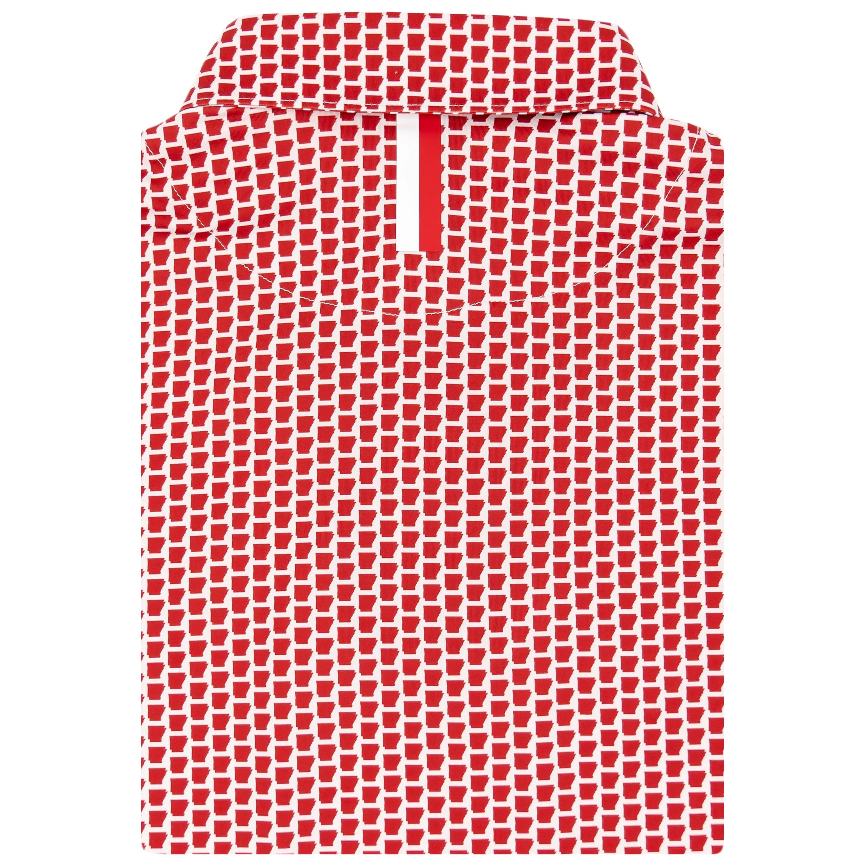 The Natural State | Performance Polo | The Natural State - Crimson Red/White
