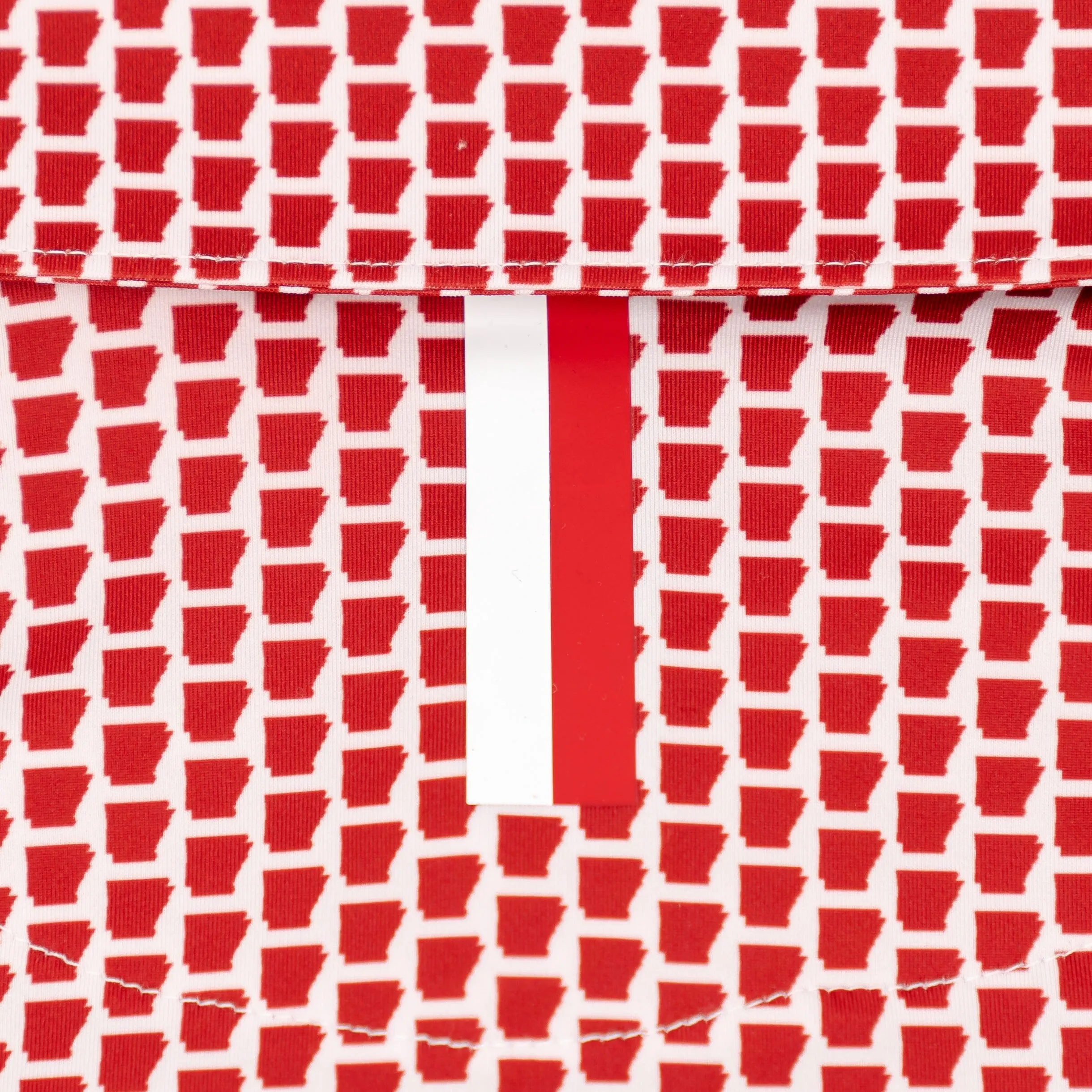 The Natural State | Performance Polo | The Natural State - Crimson Red/White