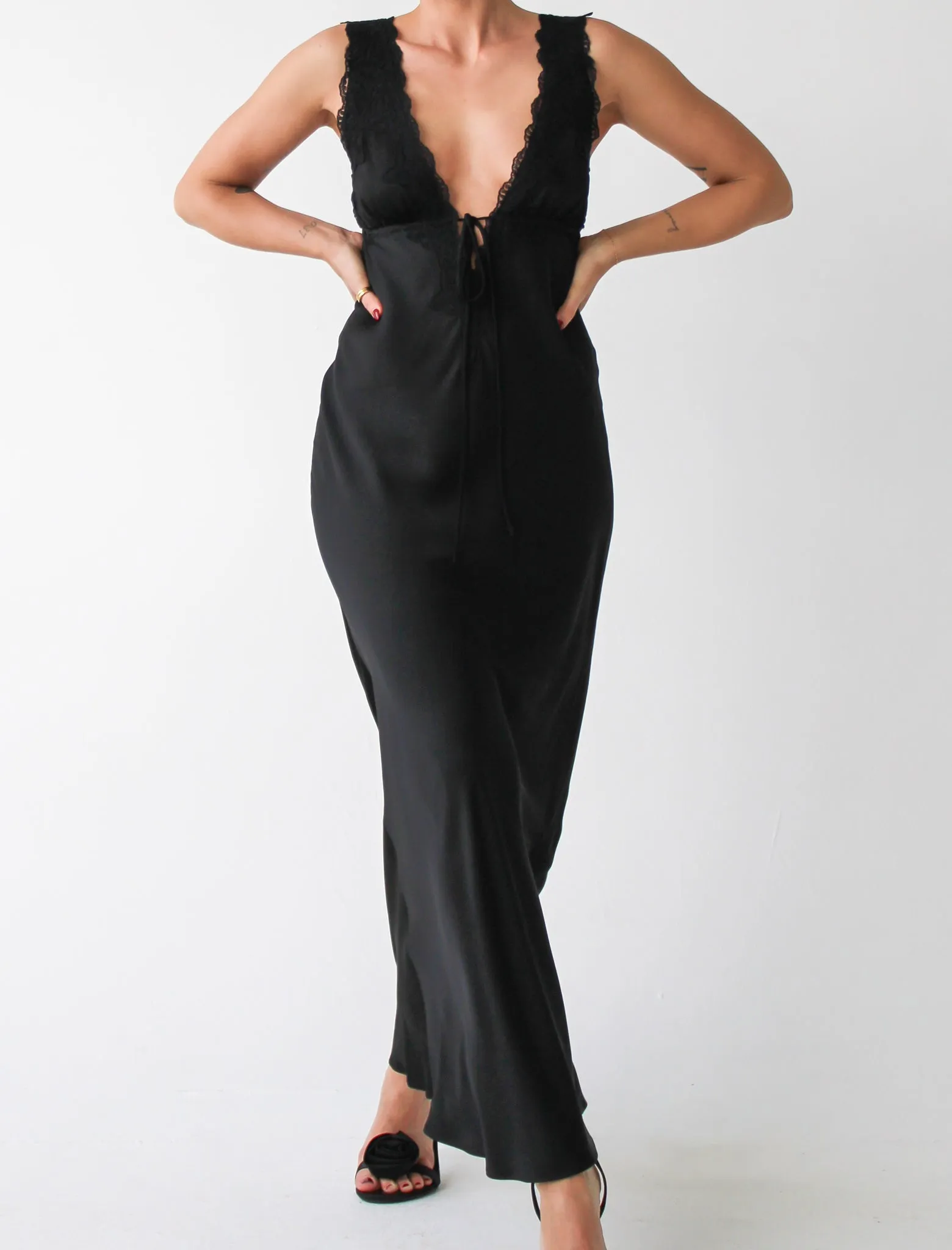 Venice Maxi Dress | Black